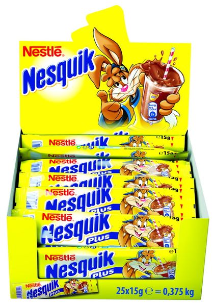 Какао-напій Nesquik шоколадно-молочний коктель Стік 13,5г (7613036624008) 000069768 фото