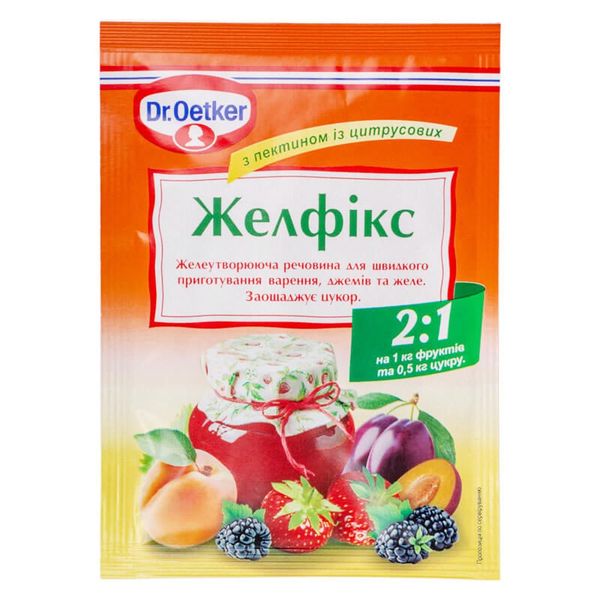 Желфікс Dr.Oetker 2:1 25 г (5941132018257) 000027925 фото