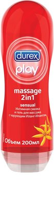 Інтимний гель-змазка Durex Play Massage 2 in 1 Sensual 200 мл. (5038483962879) В00143705 фото