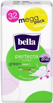 Гігієнічні прокладки Bella Perfecta Ultra Green 32 шт (5900516306014) В00189528 фото