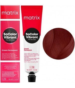 Крем-фарба для волосся Matrix SoColor Vibrant Pre-Bonded 5RR+ 90мл. (3474637262556) В00342434 фото