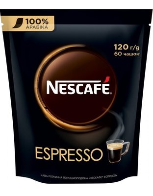 Кава Nescafe Espresso розчинна 120 г (7613035692954) 000076287 фото