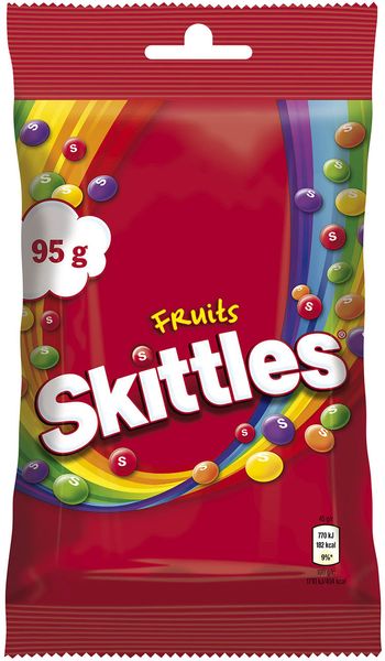 Драже Skittles BAG Фрукты 95г (4009900510813) 000061858 фото