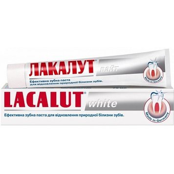 Зубна паста Lacalut White 75 мл (4016369696330) В00282150 фото