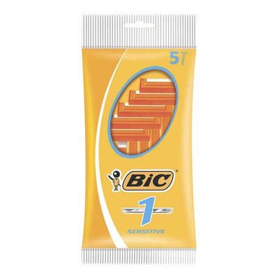 Бритва BIC 1 Sensitive 5 шт. (3086125705010) В00149068 фото