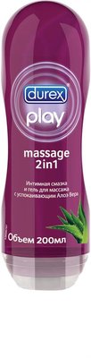 Інтимний гель-змазка Durex Play Massage 2 in 1 200 мл. (5038483962657) В00143242 фото
