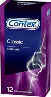 Презервативи латексні з силіконовою змазкою Contex Classic (класичні) 12 шт.(5060040302552) В00141686 фото