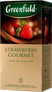 Чай пакетований Greenfield Strawberry Gourmet 25 x 1.5 г (4823096803944) 000025417 фото