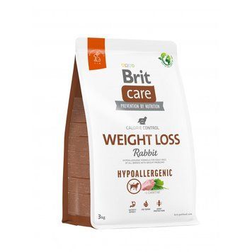 Корм сухой Brit Care Dog Hypoallergenic Weight Loss для собак с лишним весом гипоаллергенный с кроликом 3 кг (8595602559176) S1111173370 фото