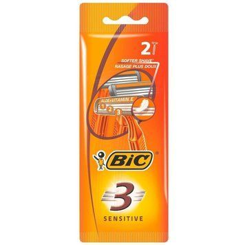 Бритва Bic 3 Sensitive 2 шт. (3086123221673) В00157448 фото