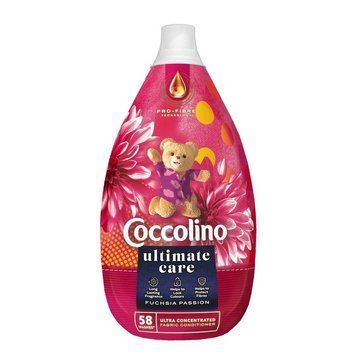 Ультраконцентрований кондиціонер для білизни Coccolino Ultimate Care Fuschia passion 870 мл. (8720181414916) В00326748 фото