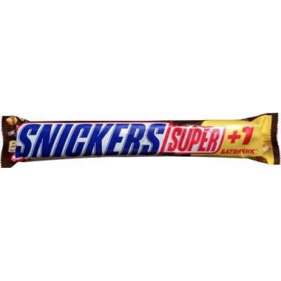Батончик шоколадний Snickers Super+1 112, 5 г (5900951261053) 000023811 фото