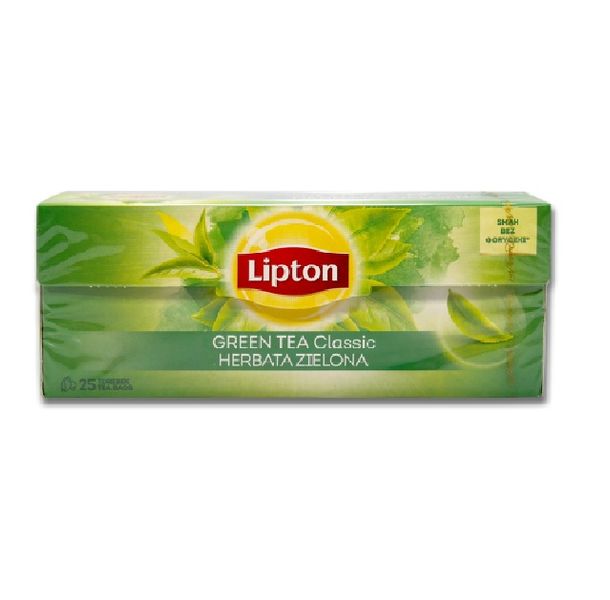 Чай Lipton Green Classic Зелений пакетований 25 х 1.3 г (8712566385614) 000074102 фото