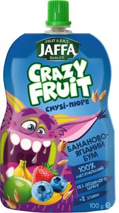 Смузи-пюре Jaffa из бананов, яблок, черники и земляники 100 г (4820192261982) 000061672 фото