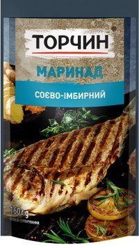 Маринад Торчин соєво - імбирний для курки та риби 160 г (7613036655835) 000077019 фото