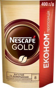 Кофе растворимый NESCAFE Gold 400 г. (7613036716741) 000062209 фото