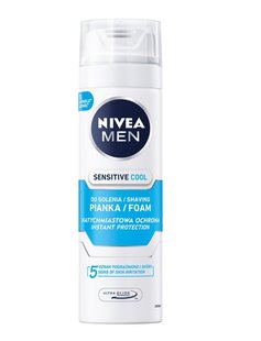 Піна для гоління Nivea Men Охолоджуюча для чутливої шкіри з екстрактом ромашки 200 мл (4005900163998) В00280949 фото