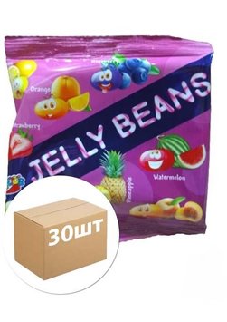 Желейні цукерки "Jelly Beans" зі смаків фруктів 20г уп. 30 шт. (4823102700182) 000074131 фото