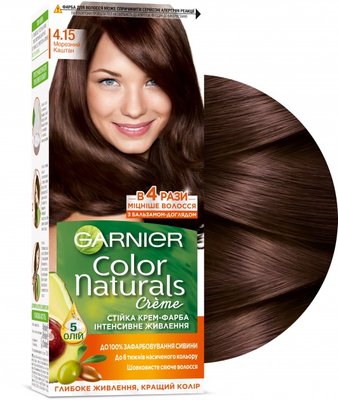 Фарба для волосся Garnier Color Naturals 4.15 Морозний Каштан (3600541091689) 19268     фото