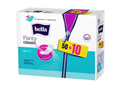 Щоденні гігієнічні прокладки Bella Panty Classic 50+10 шт (5900516311995) В00307618 фото