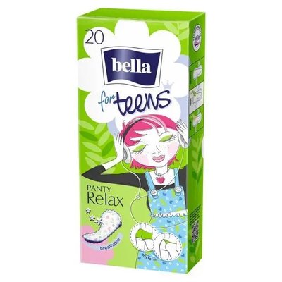 Гігієнічні прокладки Bella for Teens: Ultra Relax extra soft deo greеn tea 20 шт.(5900516307103) В00293326 фото