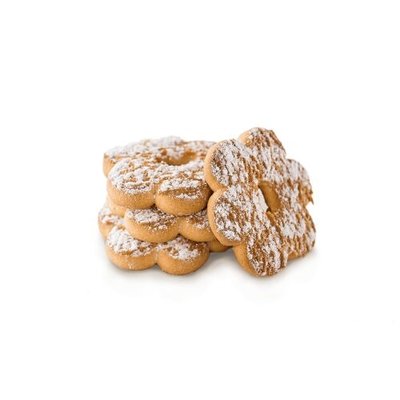 Печиво Деліція Домашнє здобне з цукровою пудрою 0.5 кг . (4820031689366) 000061564 фото