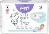 Подгузники Bella Baby Happy Soft&Delicate Newborn 2-5 кг 42 шт (5900516605339) В00307326 фото
