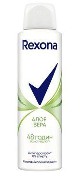 Дезодорант-антиперспірант Rexona Алое 150 мл. (8720181564093) В00357350 фото