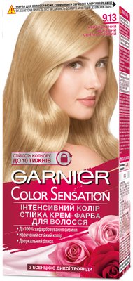 Фарба для волосся Garnier Color Sensation 9.13 Кристалічний бежевий світло-русявий 110 мл (3600541135918) 20185     фото
