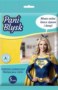 Салфетки Pani Blysk универсальные 5 шт (4823071661125) В00314303 фото