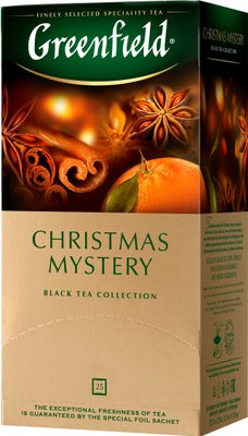 Чай пакетований Greenfield Christmas Mystery 1.5 г х 25 шт (4823096802480) 000025700 фото