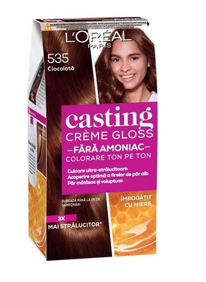 Фарба для волосся без аміаку L'Oreal Paris Casting Creme Gloss 535 - Шоколад 120 мл (3600521250112) 1774      фото