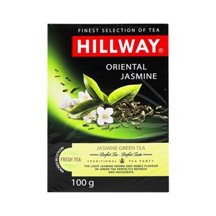 Чай Hillway Oriental Jasmine Зелений з жасмином листовий 100 г (8886300990102) 000020118 фото