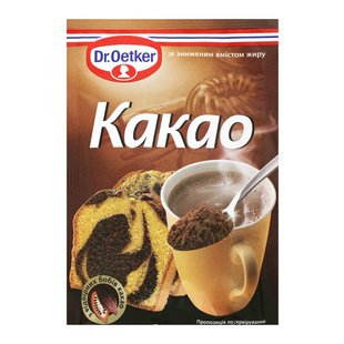 Какао Dr.Oetker Calitatea extra порошок 50 г (5941132006254) 000027876 фото