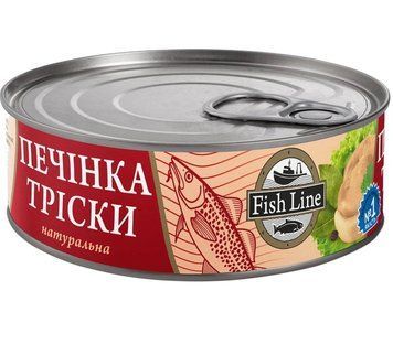 Печень трески Fish Line 230 г (4750162301298) 000089878 фото