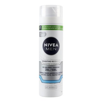 Гель для гоління Nivea Men для чутливої шкіри з екстрактом ромашки 200 мл (4005900313065) В00282503 фото