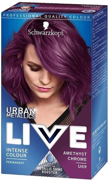 Фарба для волосся Schwarzkopf Live Urban Metallic U69 Amethyst Chrome (9000101202779) В00315352 фото