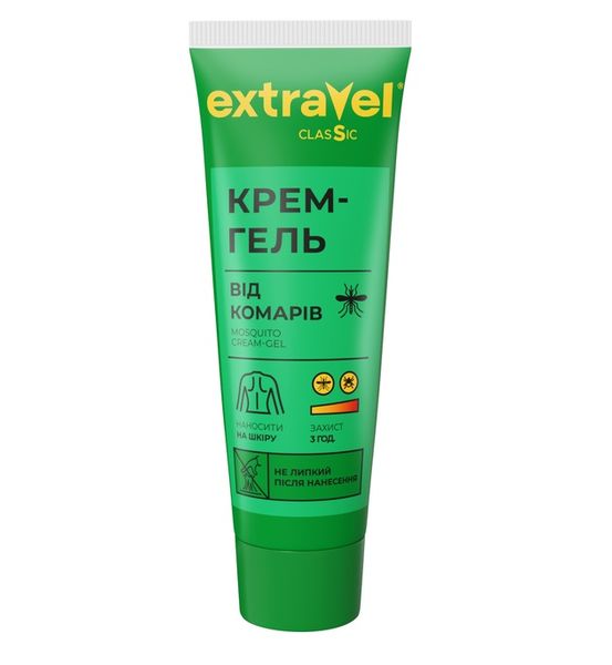 Крем-гель від комарів Extravel Classic 60 мл (4820184442351) В00315777 фото