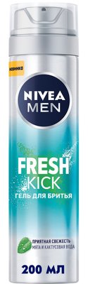 Гель для гоління Nivea Men Fresh Kick 200 мл (4005900841148) В00280895 фото