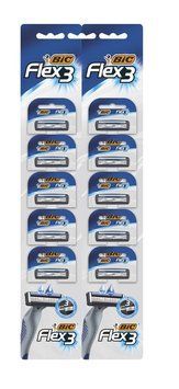 Набір бритв без змінних картриджів BIC Flex 3 10 шт. (3086123364196) В00190660 фото