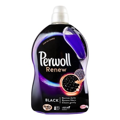 Гель для прання Perwoll Renew Black для темних та чорних речей 2.97 л (9000101576030) В00302309 фото