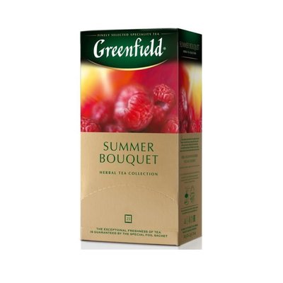 Чай Greenfield Summer Bouquet Трав'яний пакетований 25 х 2 г (4823096800370) 000024722 фото