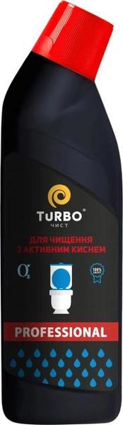 Засіб для чищення унітазів TURBOчист Professional з активним киснем 1 л (4820178063890) В00147800 фото