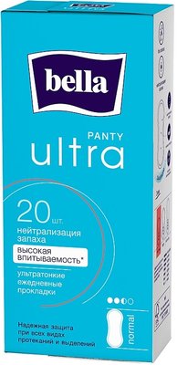 Прокладки гігієнічні щоденні BELLA PANTY ULTRA Normal (20шт.)(5900516313364) В00276551 фото