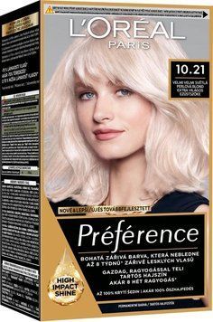 Стійка фарба для волосся L'Oreal Paris Preference 10.21 - Світло-світло русявий перламутровий освітлювальний (3600523913398) В00315226 фото