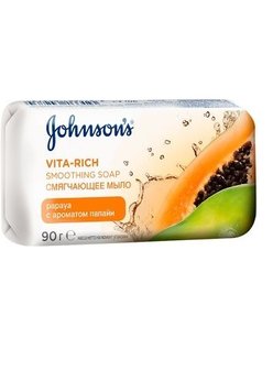 Мило Johnson’s Body Care Vita Rich Пом'ягшуюче з екстрактом папаї 90 г. (3574661642550) В00292791 фото