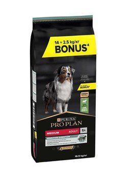 Сухой корм Purina Pro Plan Medium Sensitive Digestion Adult для собак средних пород с чувствительным пищеварением с ягненком 14+2.5 кг. (7613035219274) 000082207 фото