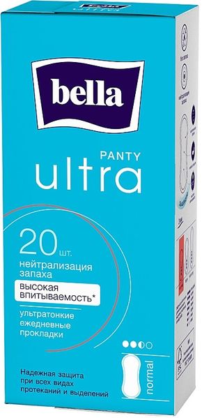 Прокладки гігієнічні щоденні BELLA PANTY ULTRA Normal (20шт.)(5900516313364) В00276551 фото