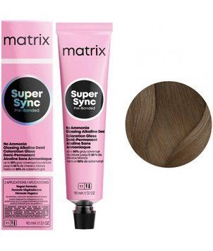 Тонер для волосся Matrix Super Sync Pre-Bonded 7NA 90 мл. (3474637237424) В00322760 фото