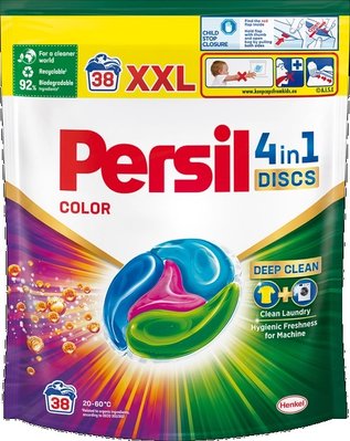 Капсули для прання Persil диски Колор 38 шт (9000101565584) В00099240 фото